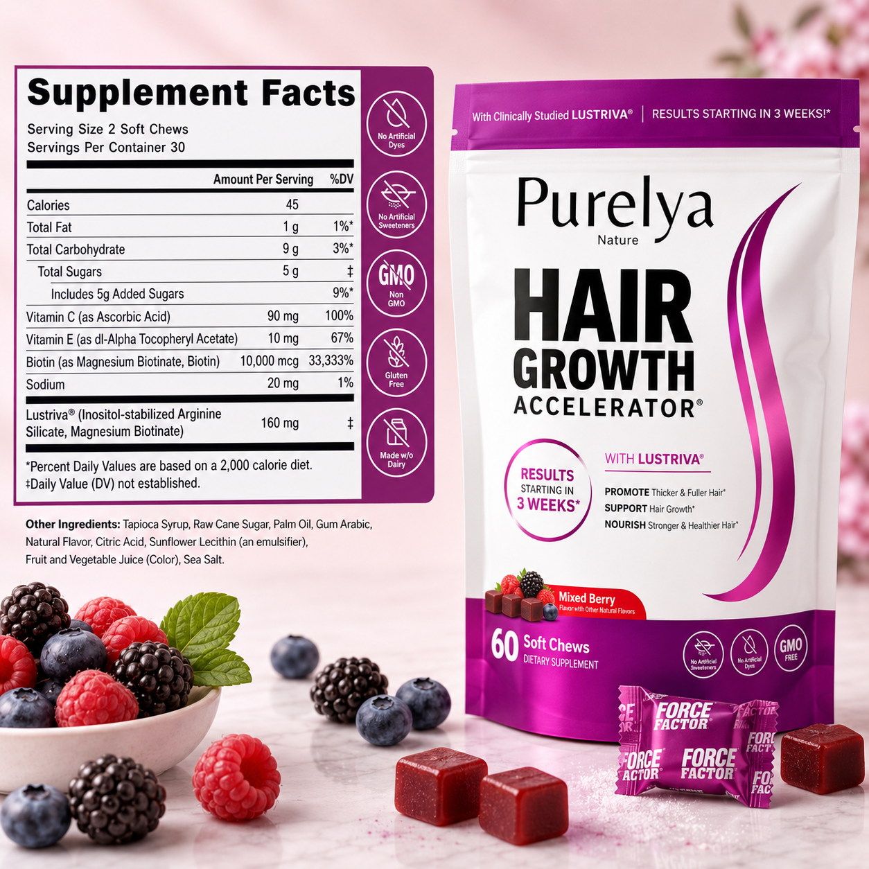 Hair Growth Accelerator Soft Chews