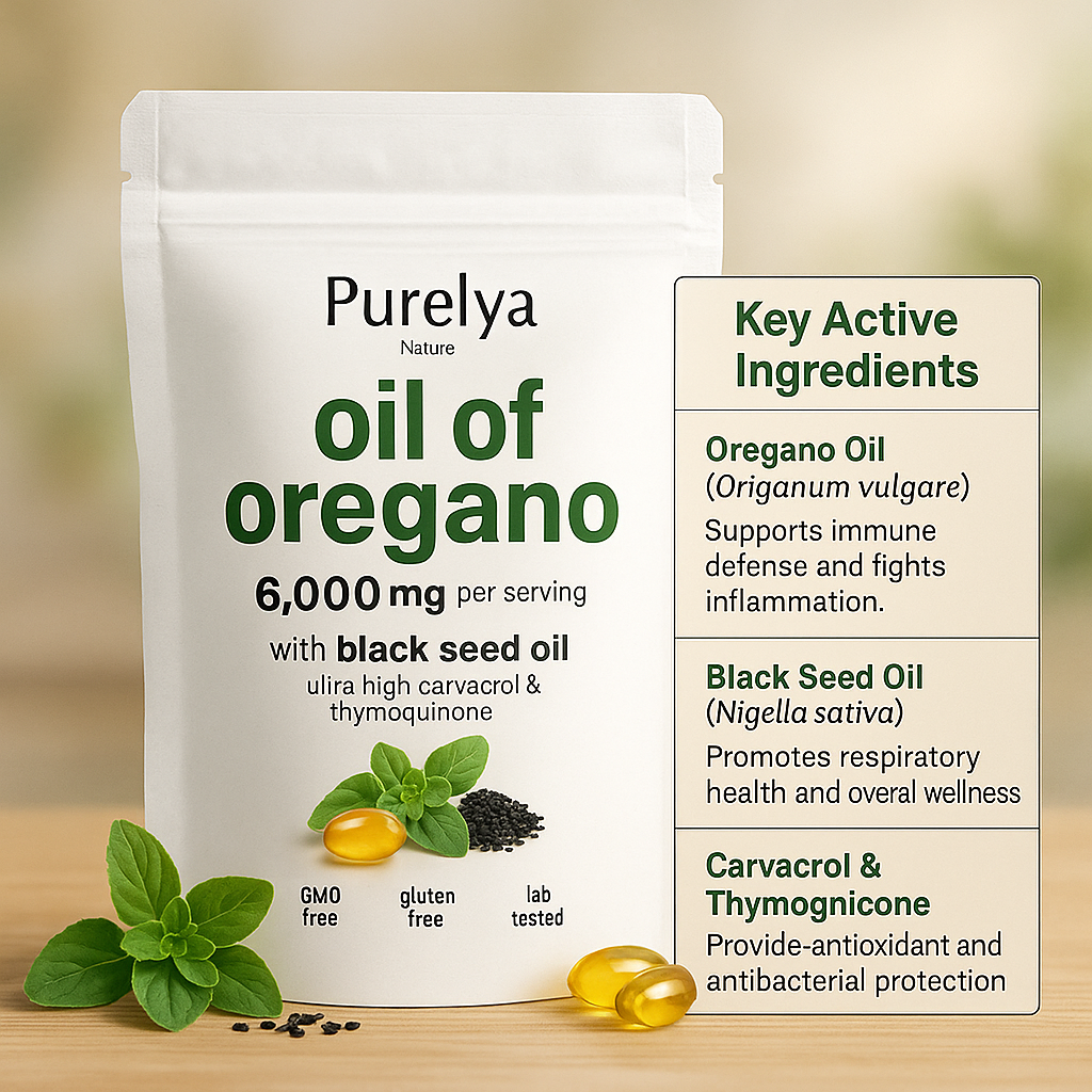 Oil of Oregano with Black Seed Oil