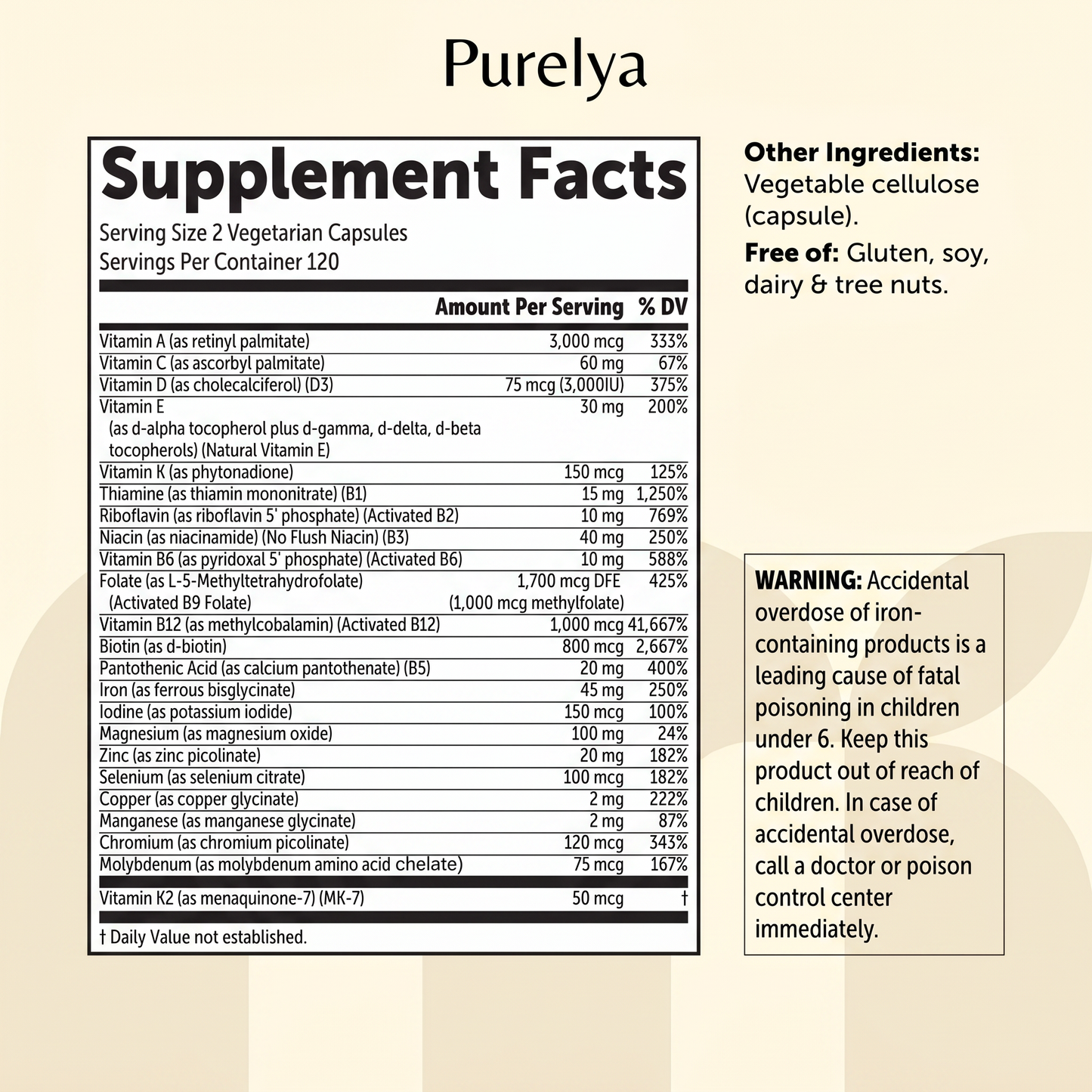 Bariatric Multivitamin — Once-Daily with 45mg Iron (V2)