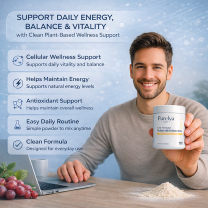 Trans-resveratrol Pure Powder
