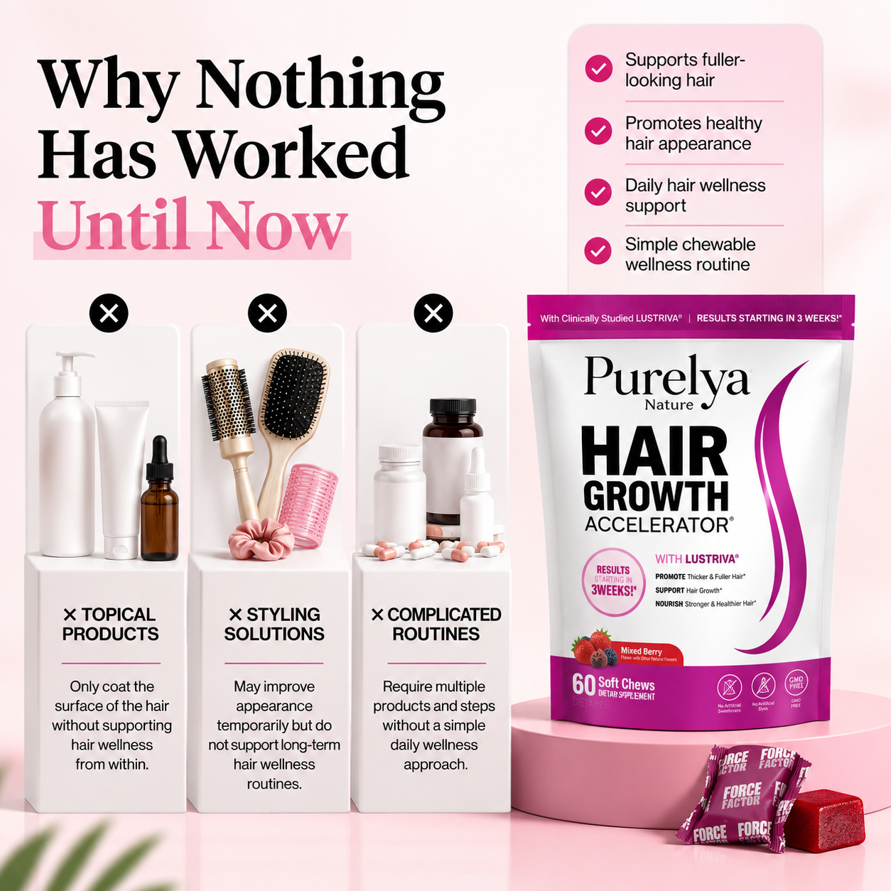 Hair Growth Accelerator Soft Chews