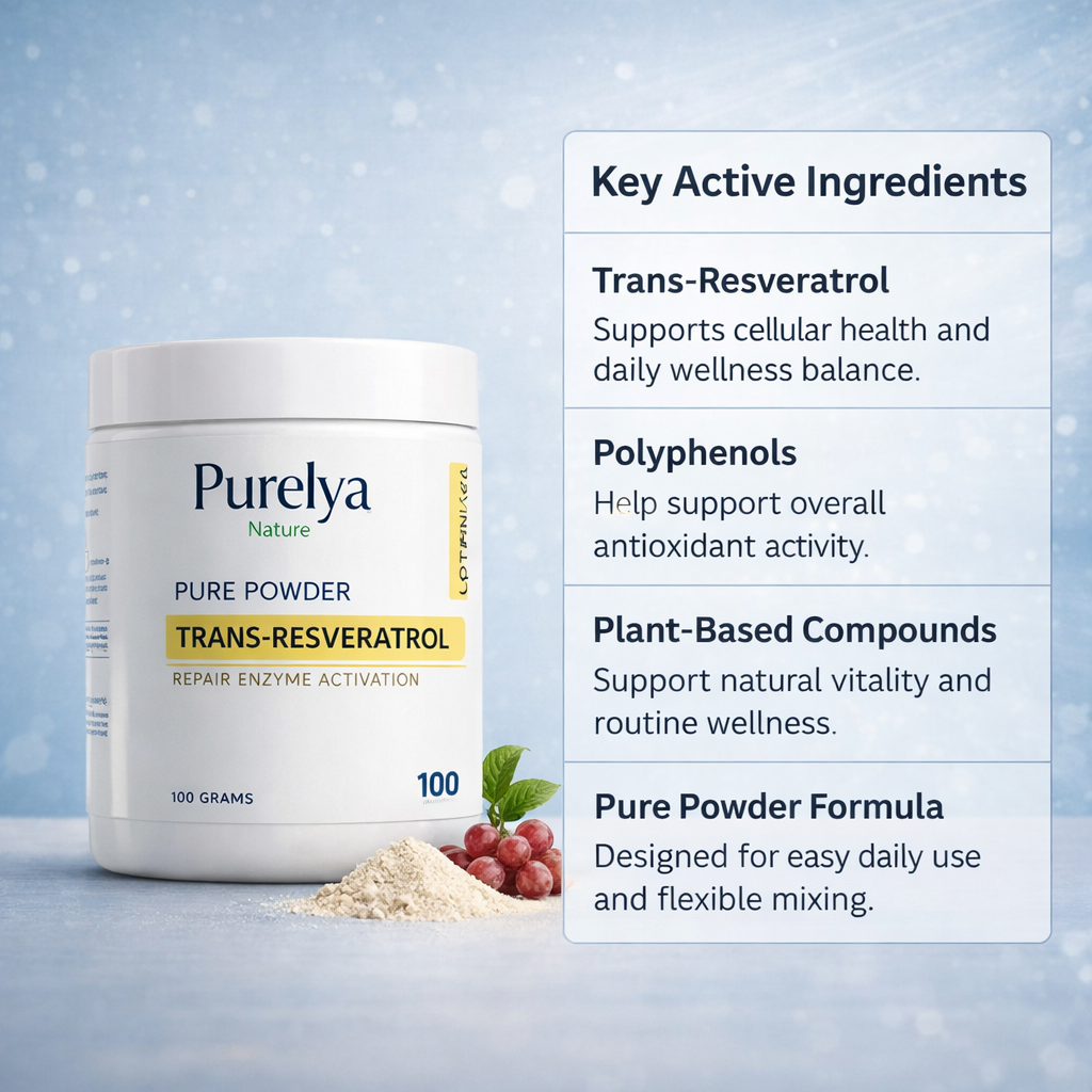 Trans-resveratrol Pure Powder