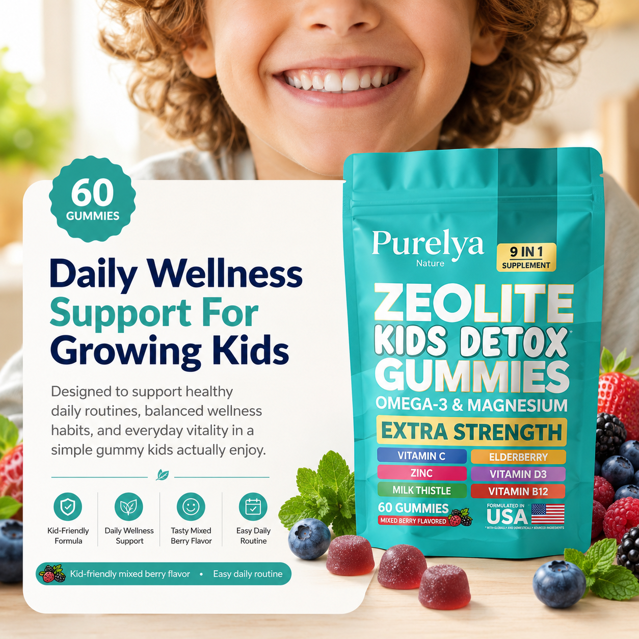 Zeolite Kids Detox Gummies