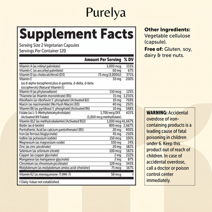 Bariatric Multivitamin — Once-Daily with 45mg Iron (V2)