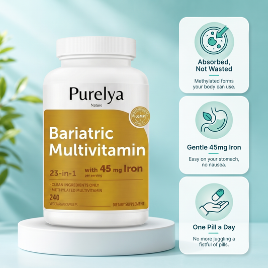 Bariatric Multivitamin — Once-Daily with 45mg Iron