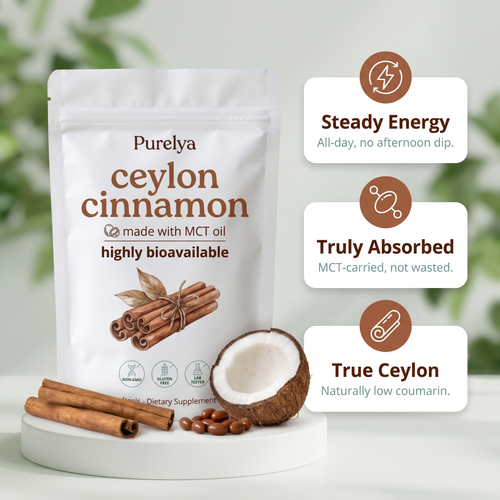 Ceylon Cinnamon 7,200mg with MCT Oil®