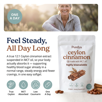 Ceylon Cinnamon 7,200mg with MCT Oil®